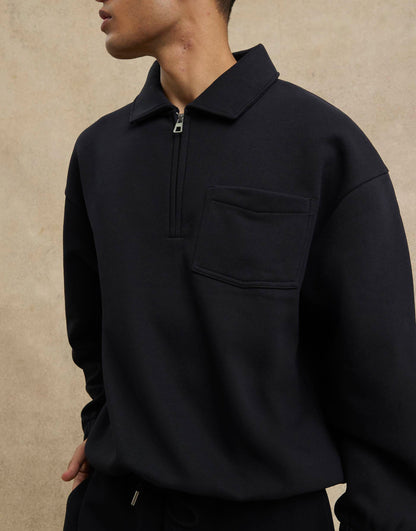 Regular Fit Half Zip Sweatshirt