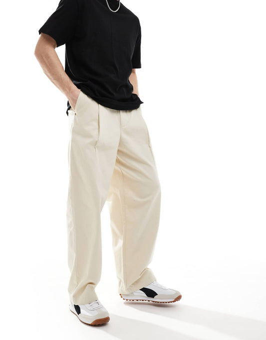 Dart Detail Straight Leg Trousers