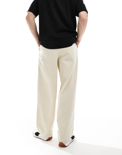 Dart Detail Straight Leg Trousers