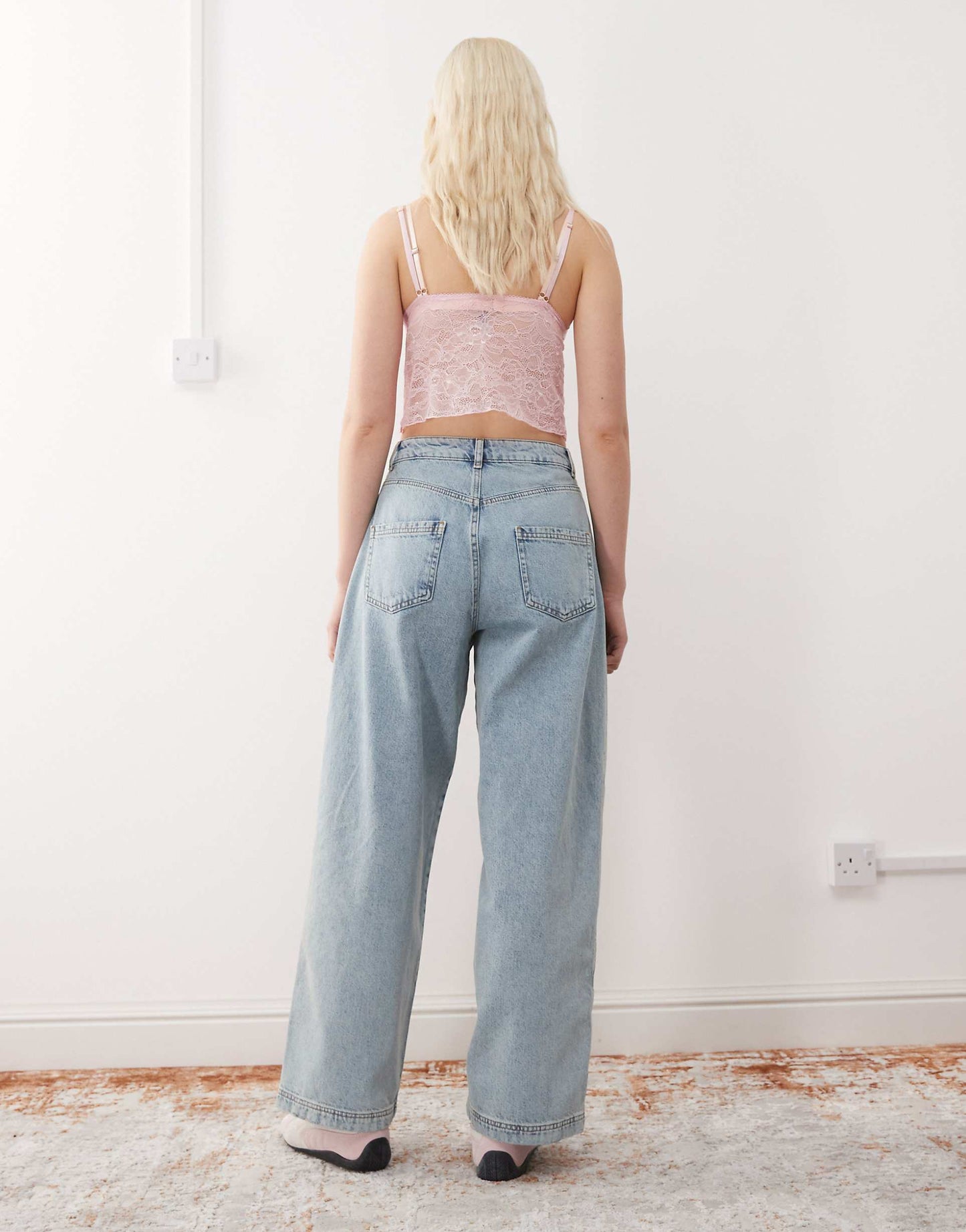 Baggy Wide Leg Denim Jean Co-Ord