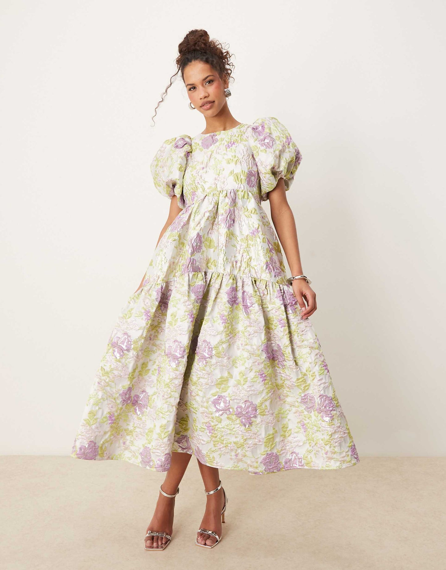 Jacquard Midi Dress