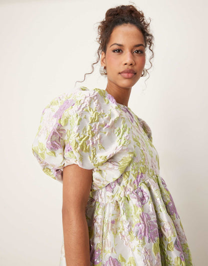 Jacquard Midi Dress