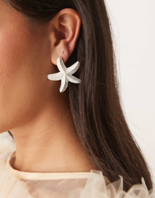 Starfish Jewel Earrings