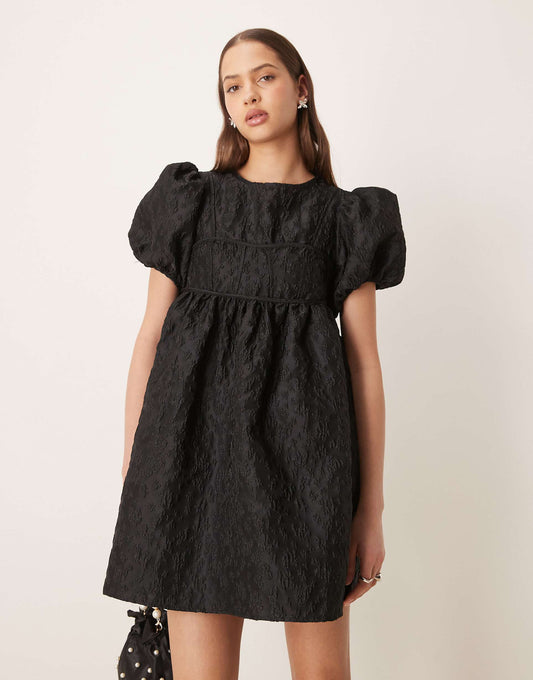 Dream Jacquard Mini Dress