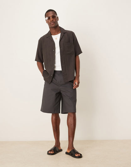 Long Length Pleated Jort