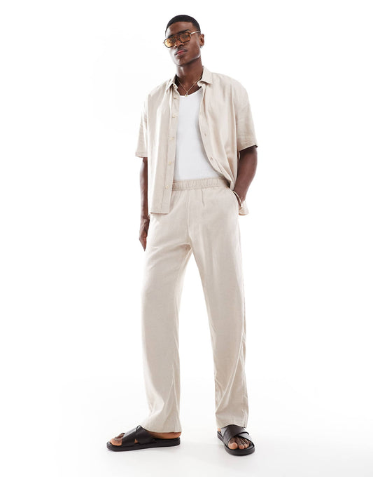 Linen Rich Co-Ord Trouser