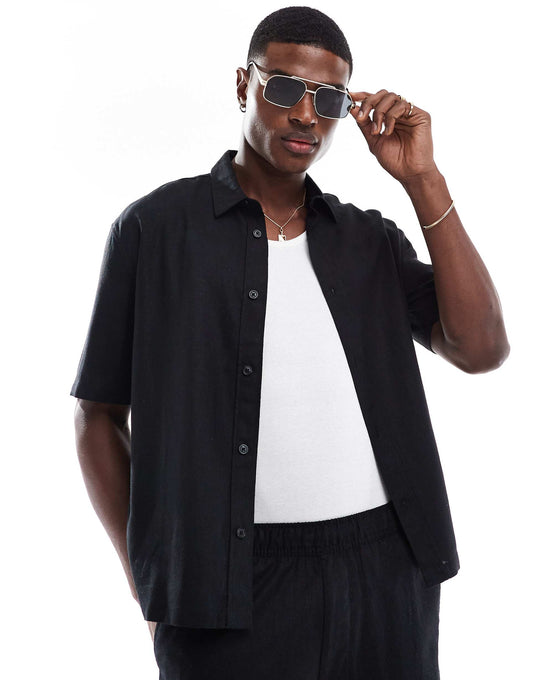 Linen Rich Co-Ord Shirt