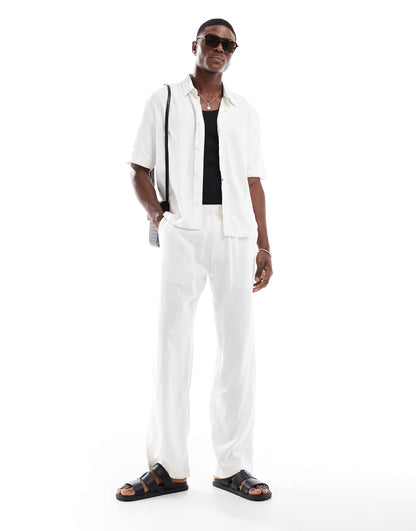 Linen Rich Co-Ord Trouser
