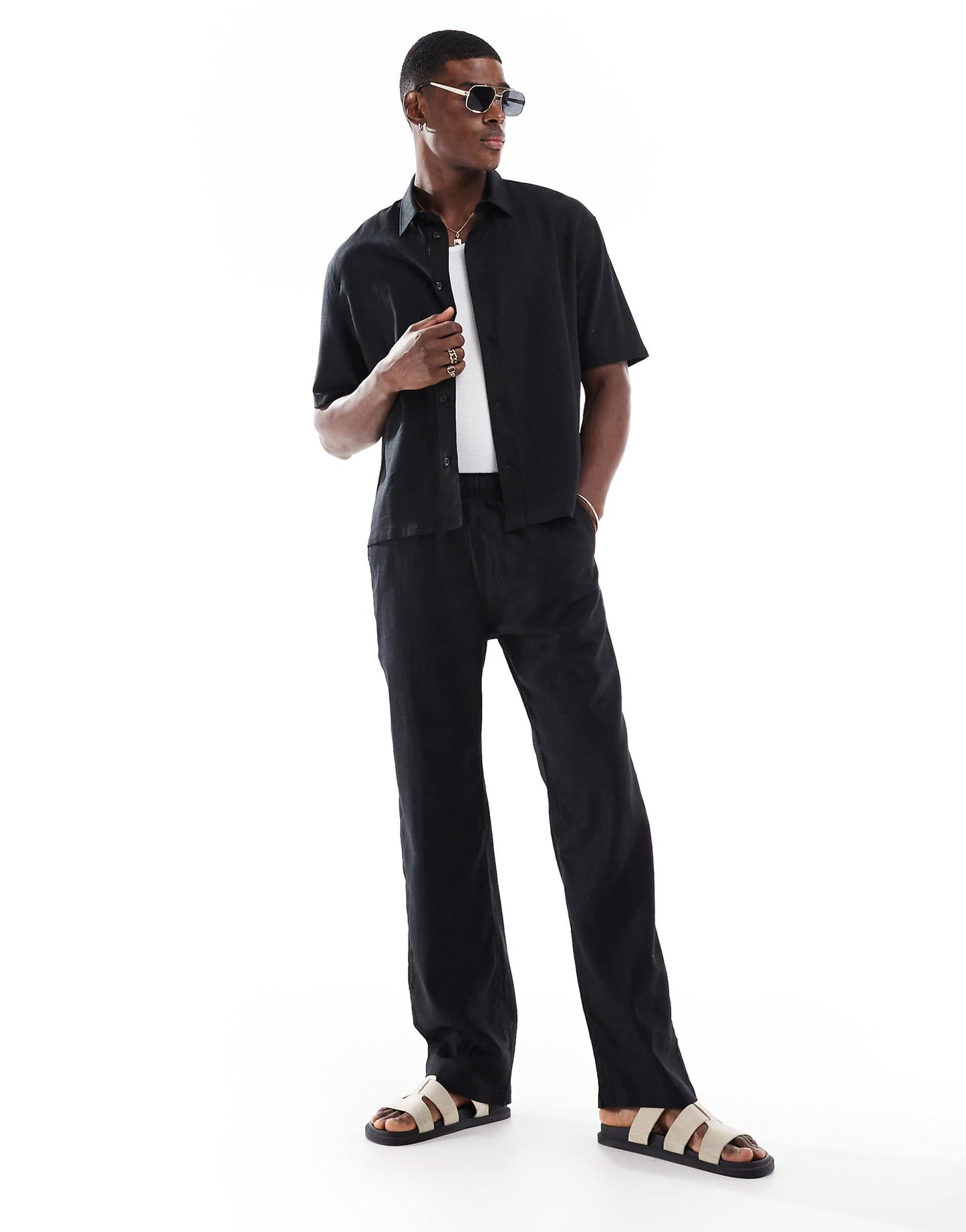Linen Rich Co-Ord Trouser