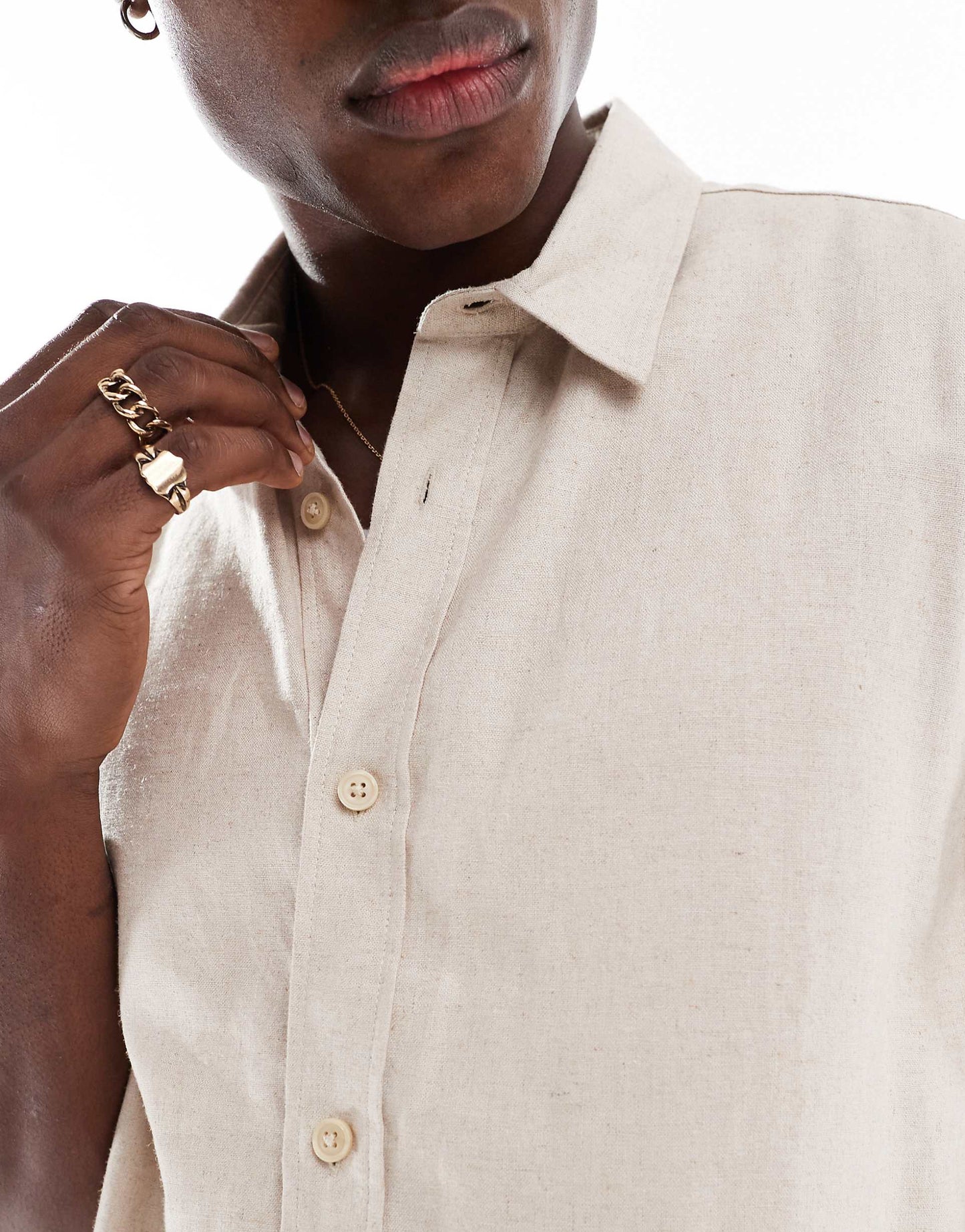 Linen Rich Co-Ord Shirt