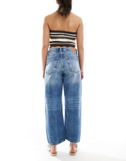 Mid Rise Cropped Jean