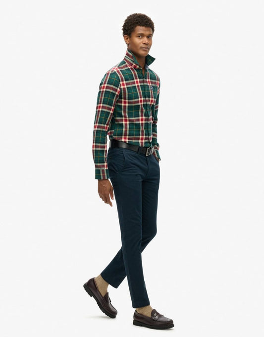 Slim Tapered Stretch Chino Trousers