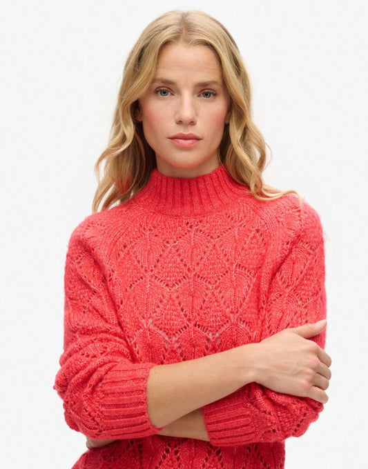 Pointelle Knit Jumper