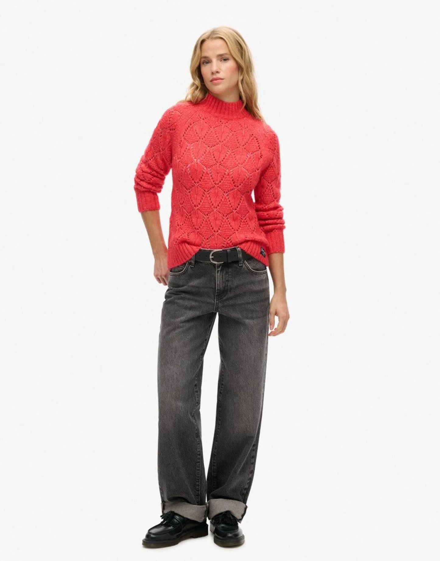 Pointelle Knit Jumper