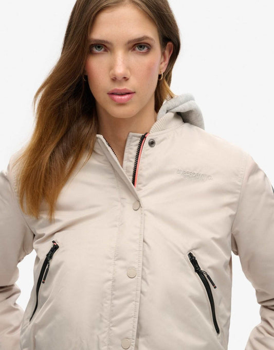 Hooded Bomber Jacket