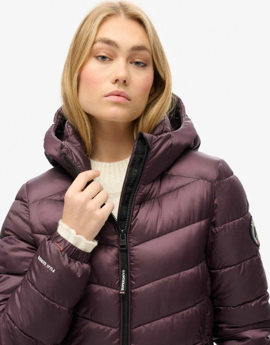 Hooded Fuji Mid Padded Coat
