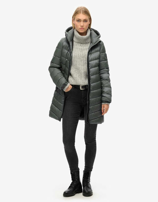 Hooded Fuji Mid Padded Coat