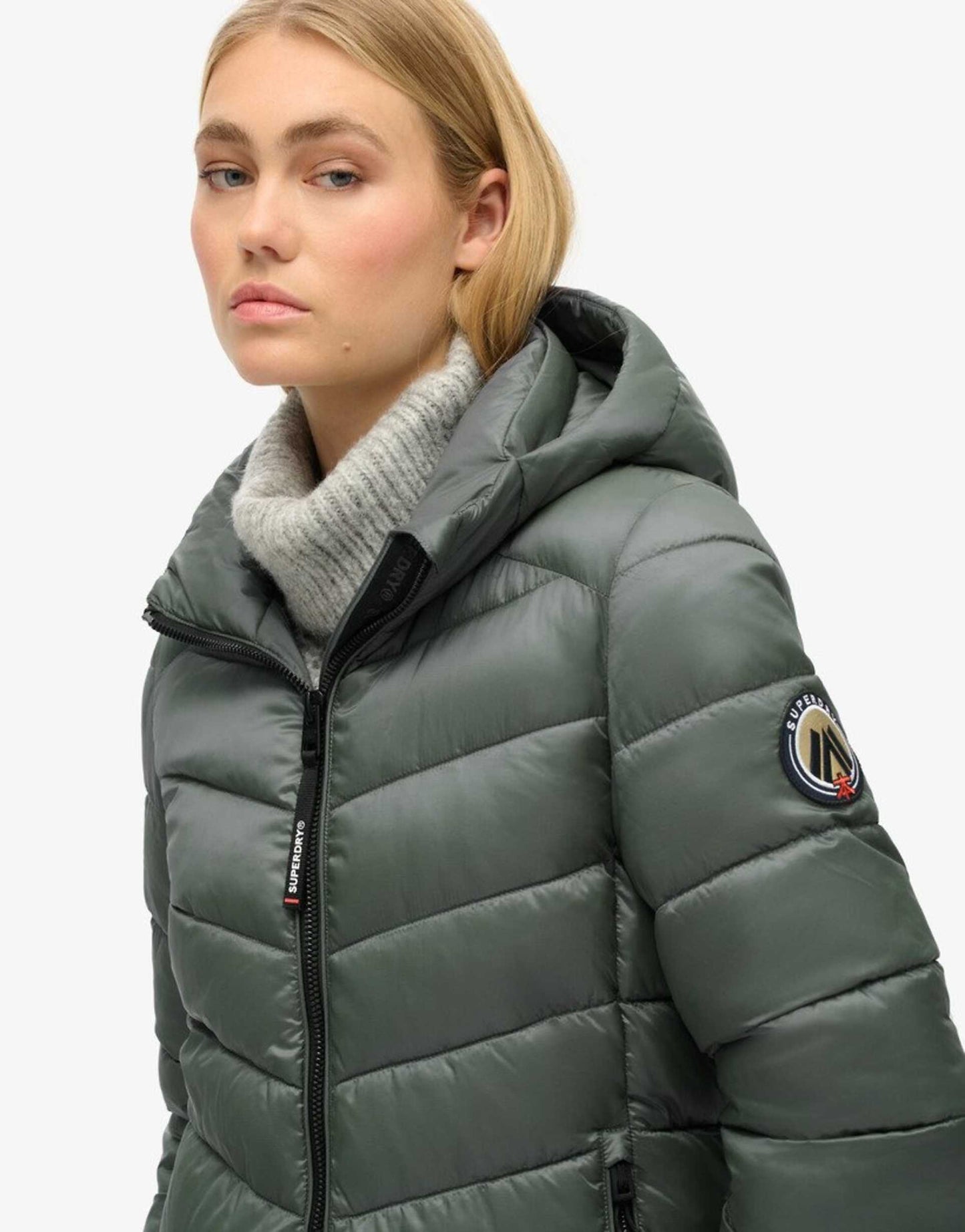 Hooded Fuji Mid Padded Coat