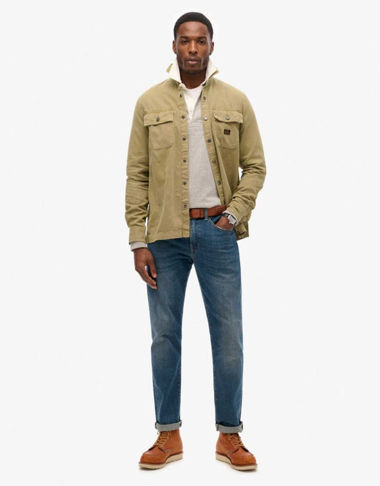 Cotton Canvas Workwear Overshirt