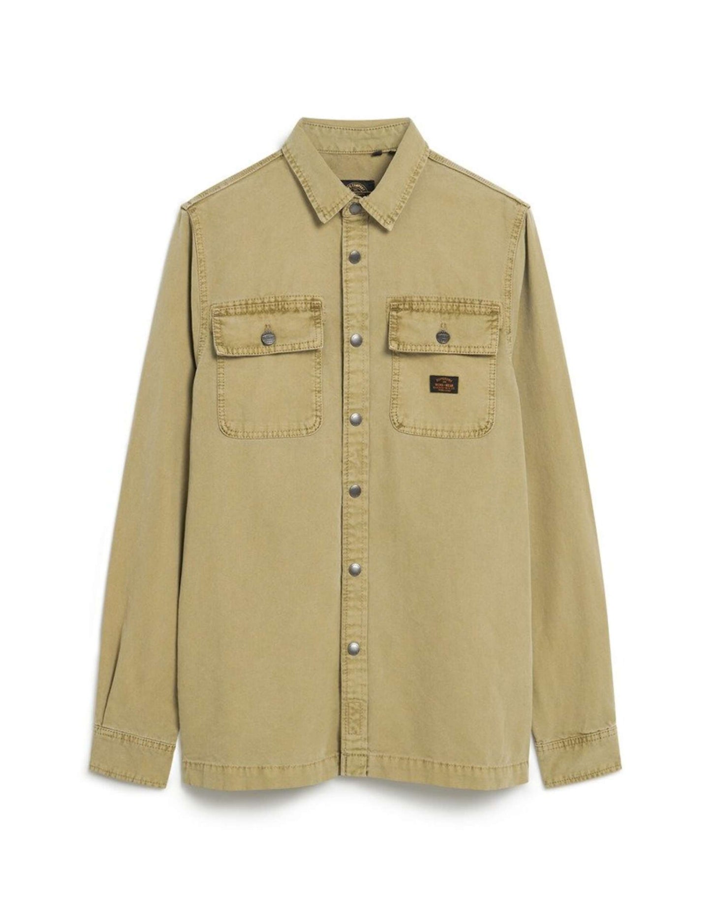 Cotton Canvas Workwear Overshirt