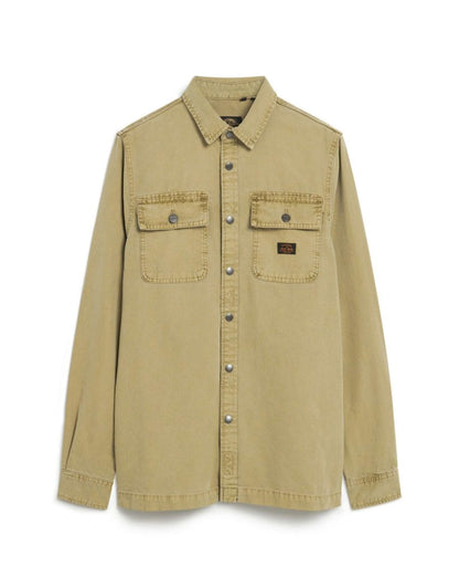 Cotton Canvas Workwear Overshirt