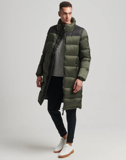 Longline Down Puffer Coat