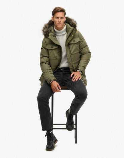 Chinook Faux Fur Parka Coat
