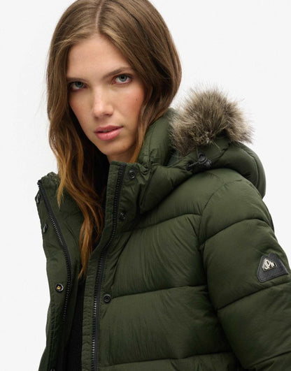 Hooded Mid Layer Short Jacket