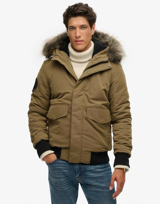 Hooded Everest Puffer Bomber Jacket