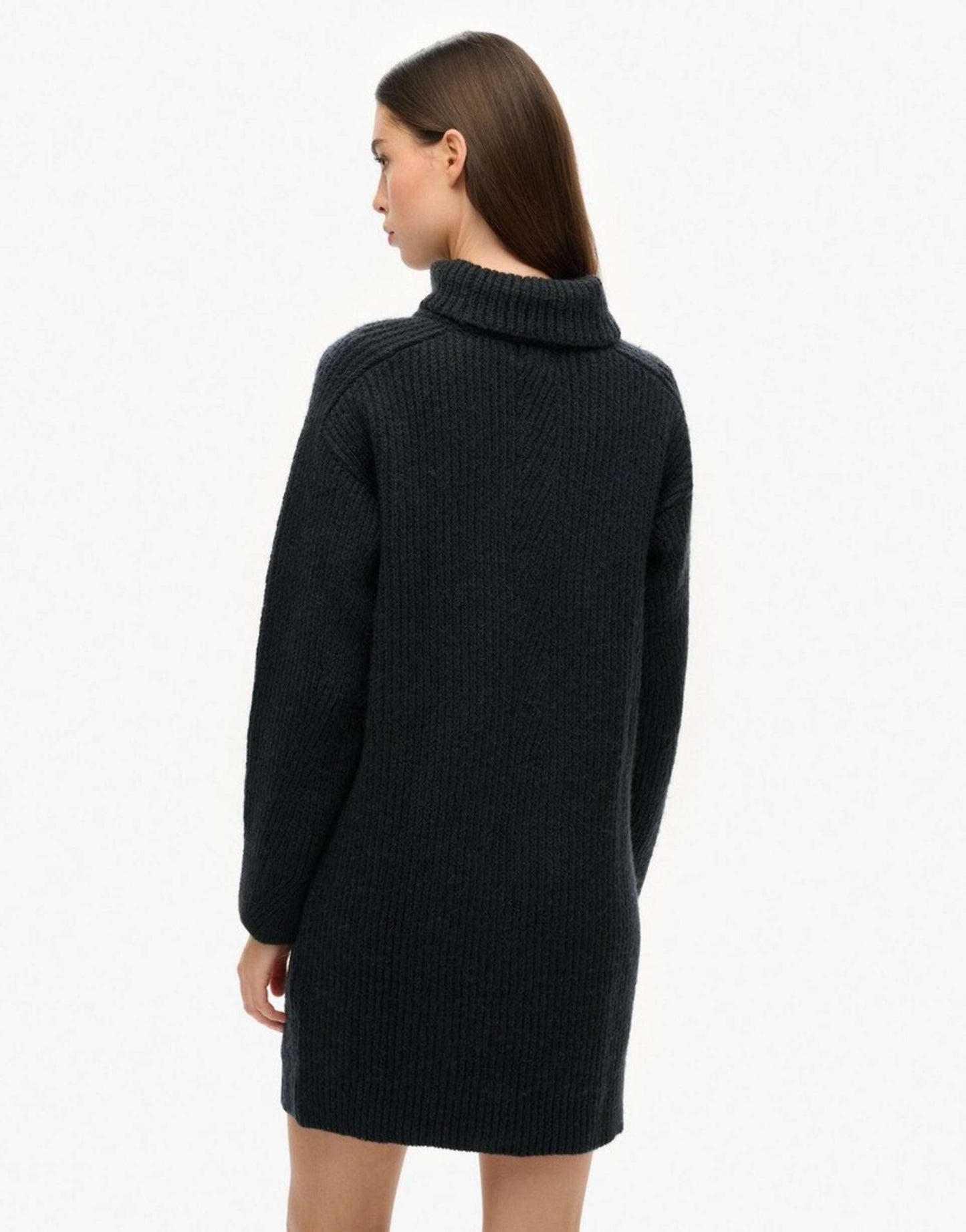 Knitted Roll Neck Jumper Dress