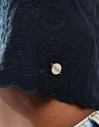 Ibiza Embroidered Cami Top