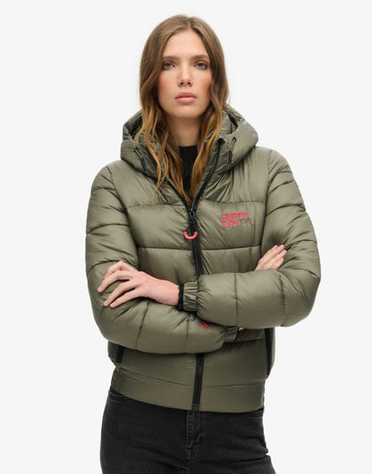 Sports Puffer Bomber Jacket