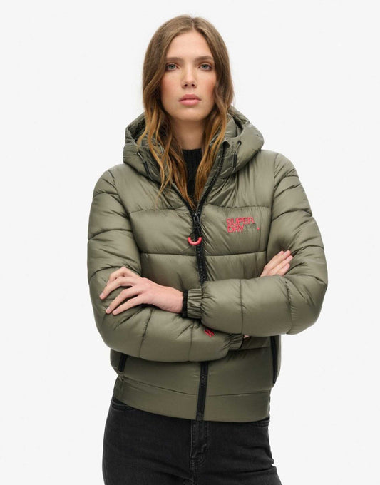 Sports Puffer Bomber Jacket