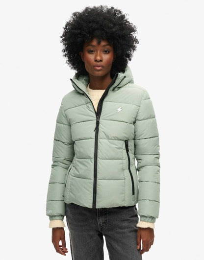Hooded Spirit Sports Puffer Jacket