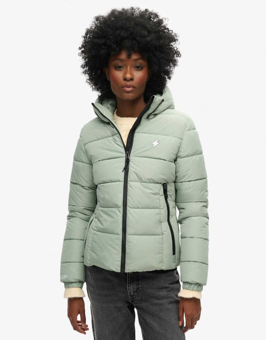 Hooded Spirit Sports Puffer Jacket