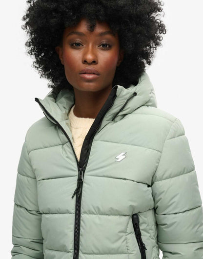 Hooded Spirit Sports Puffer Jacket