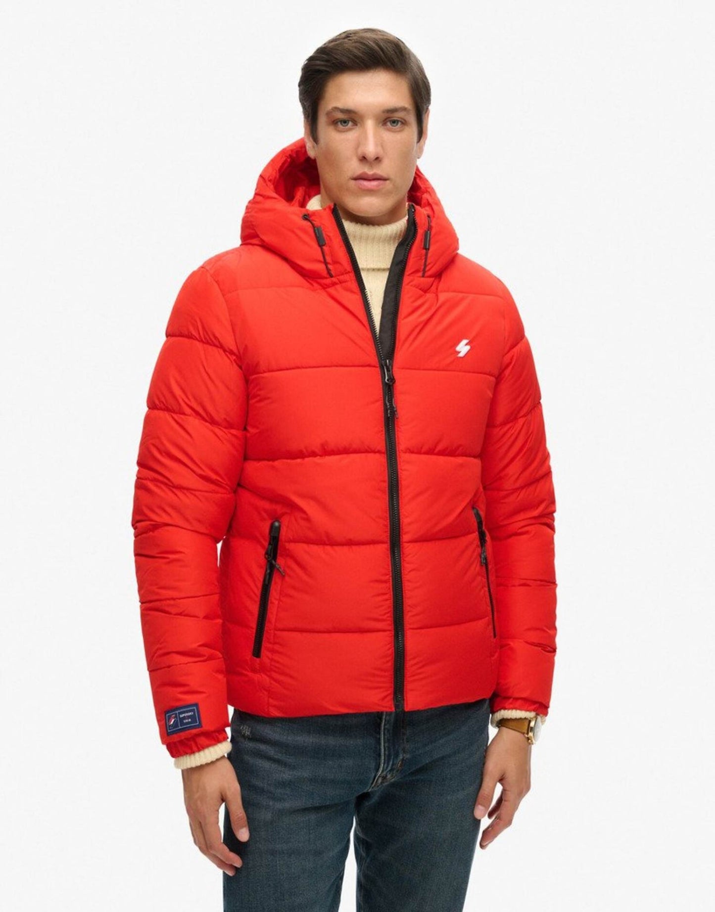 Sports Puffer Hooded Jacket