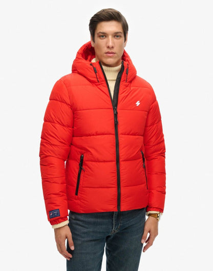 Sports Puffer Hooded Jacket