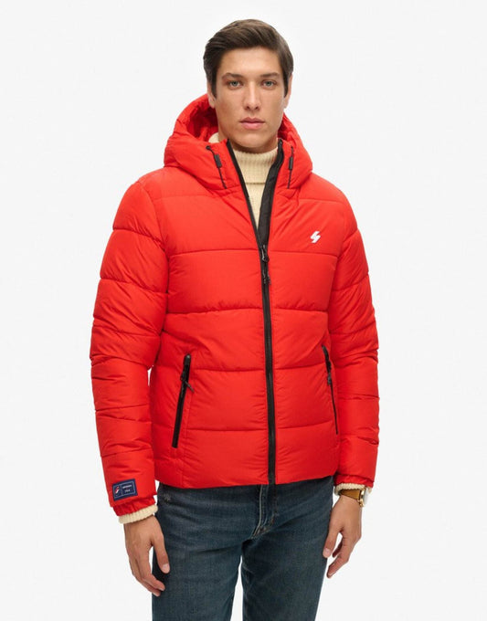 Sports Puffer Hooded Jacket