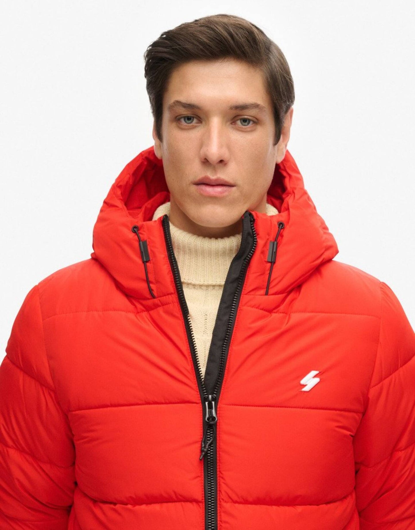 Sports Puffer Hooded Jacket