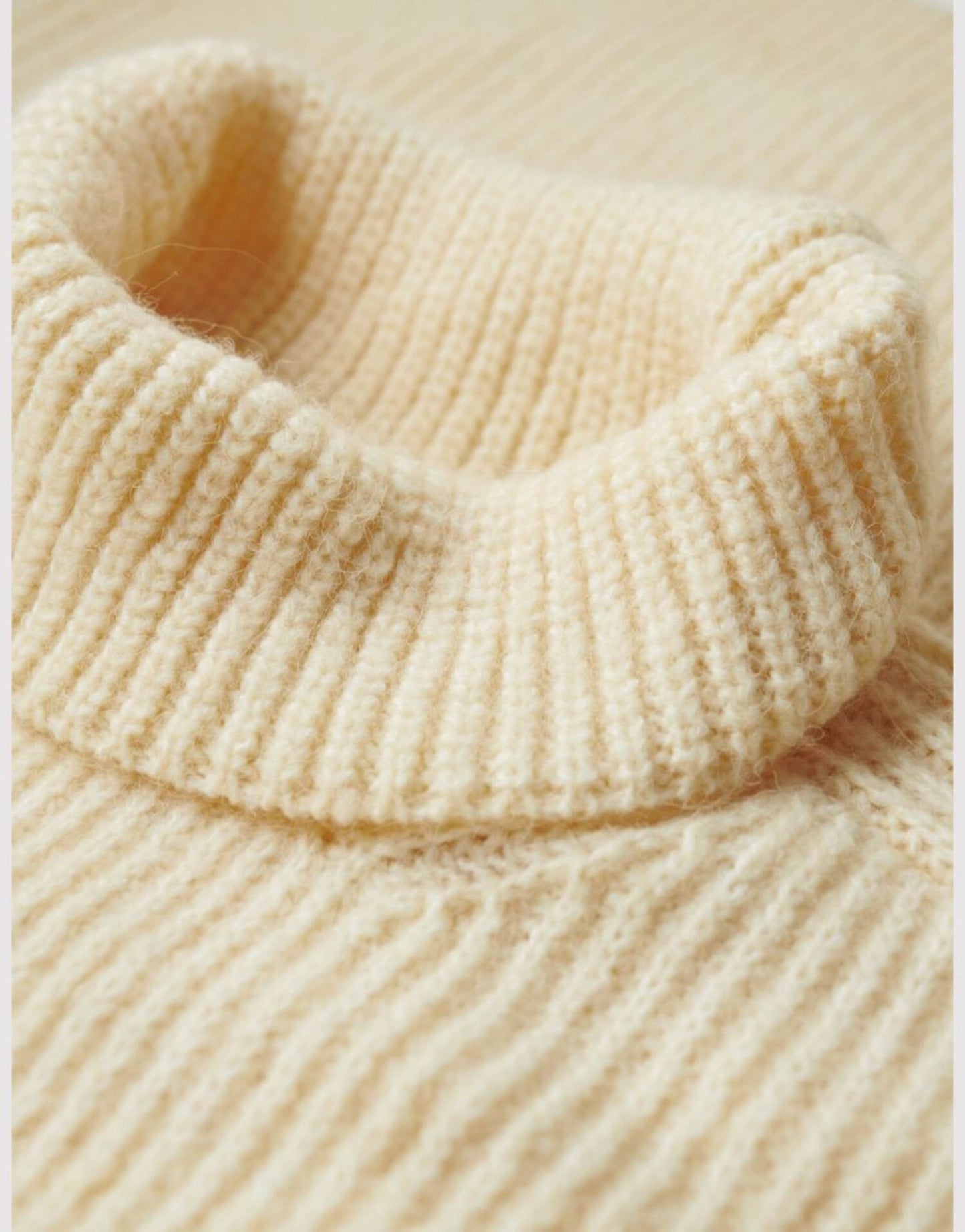 Knitted Roll Neck Jumper Dress