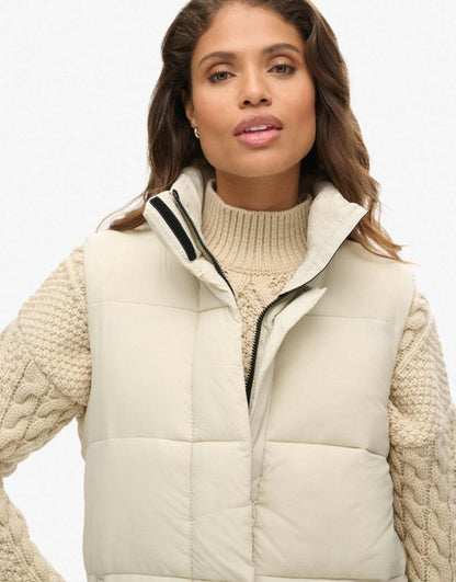 Ripstop Longline Puffer Gilet
