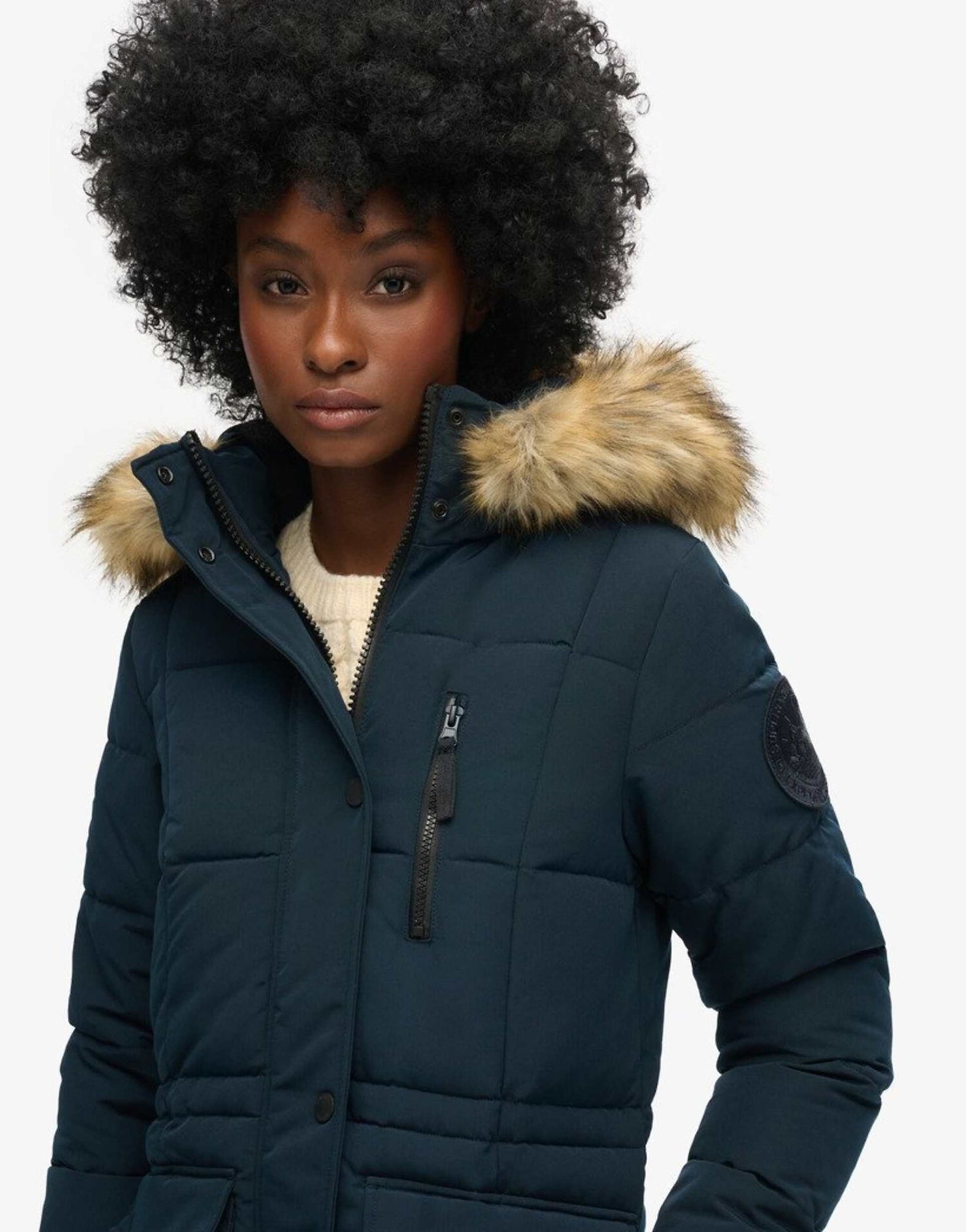 Longline Faux Fur Everest Coat