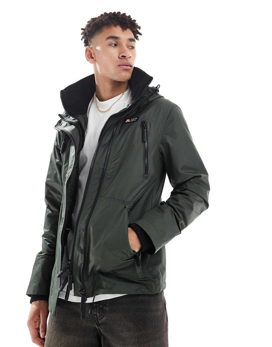 Hooded Mountain Windbreaker Jacket