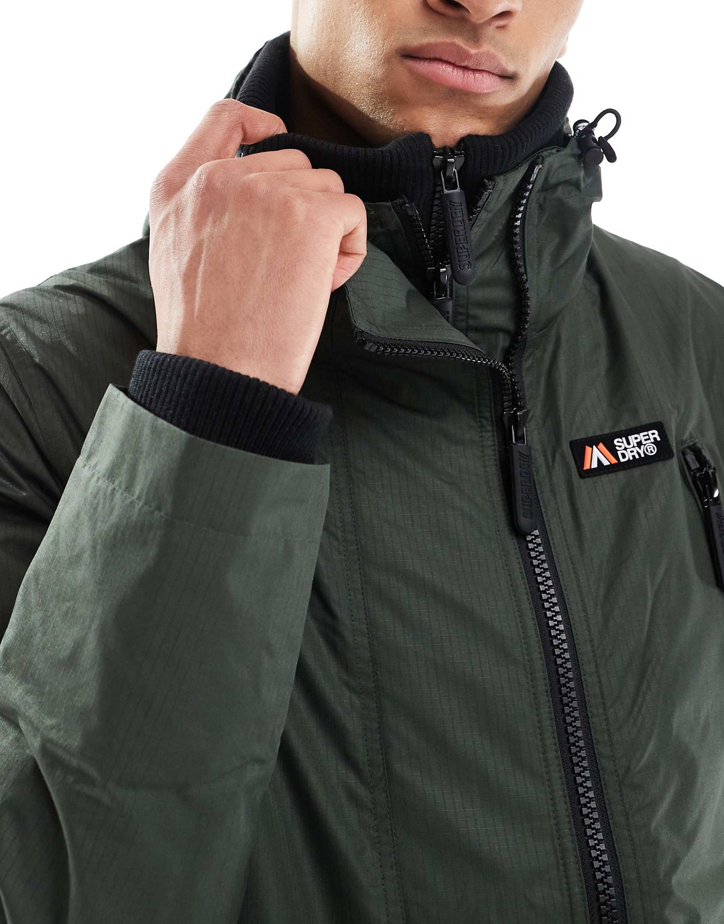 Hooded Mountain Windbreaker Jacket