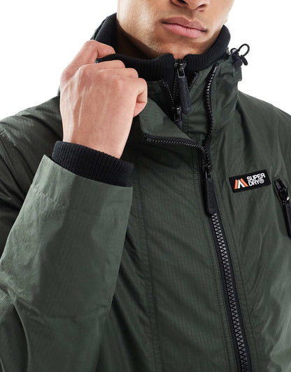 Hooded Mountain Windbreaker Jacket