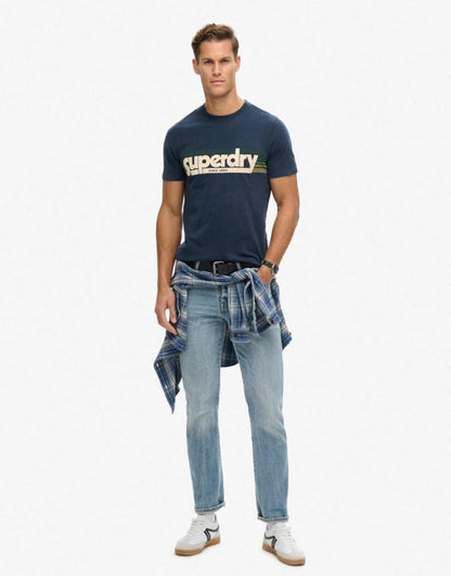 Terrain Striped Logo T-Shirt
