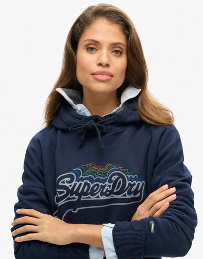 Rainbow Graphic Logo Hoodie