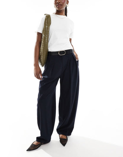 Barrell Leg Tailored Trousers