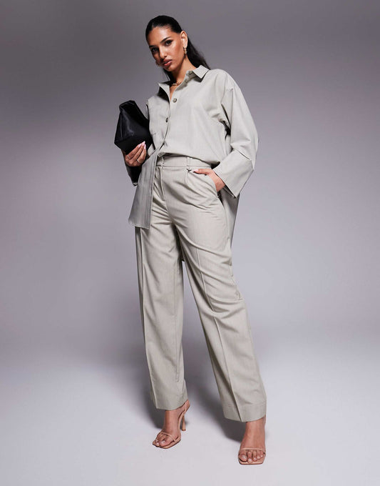 Wide Leg Tailored Trouser Co-Ord